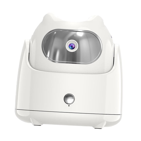 Soporte para teléfono con detección facial y rotación de 360 grados para transmisión en vivo Blanco
