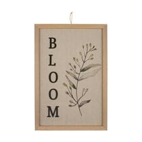 Bloom Hanging Wall Sign Spring Home Decor