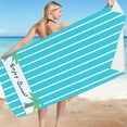 thumbnail image 5 of Summer Savings Boovnll Beach Towels, 28x59" High Absorbent Quick Dry Sand Free Microfiber Lightweight Beach Towel for Beach, Yoga, Gym, Travel, Pool, Beach Accessories, Beach Towels Oversized, 5 of 6
