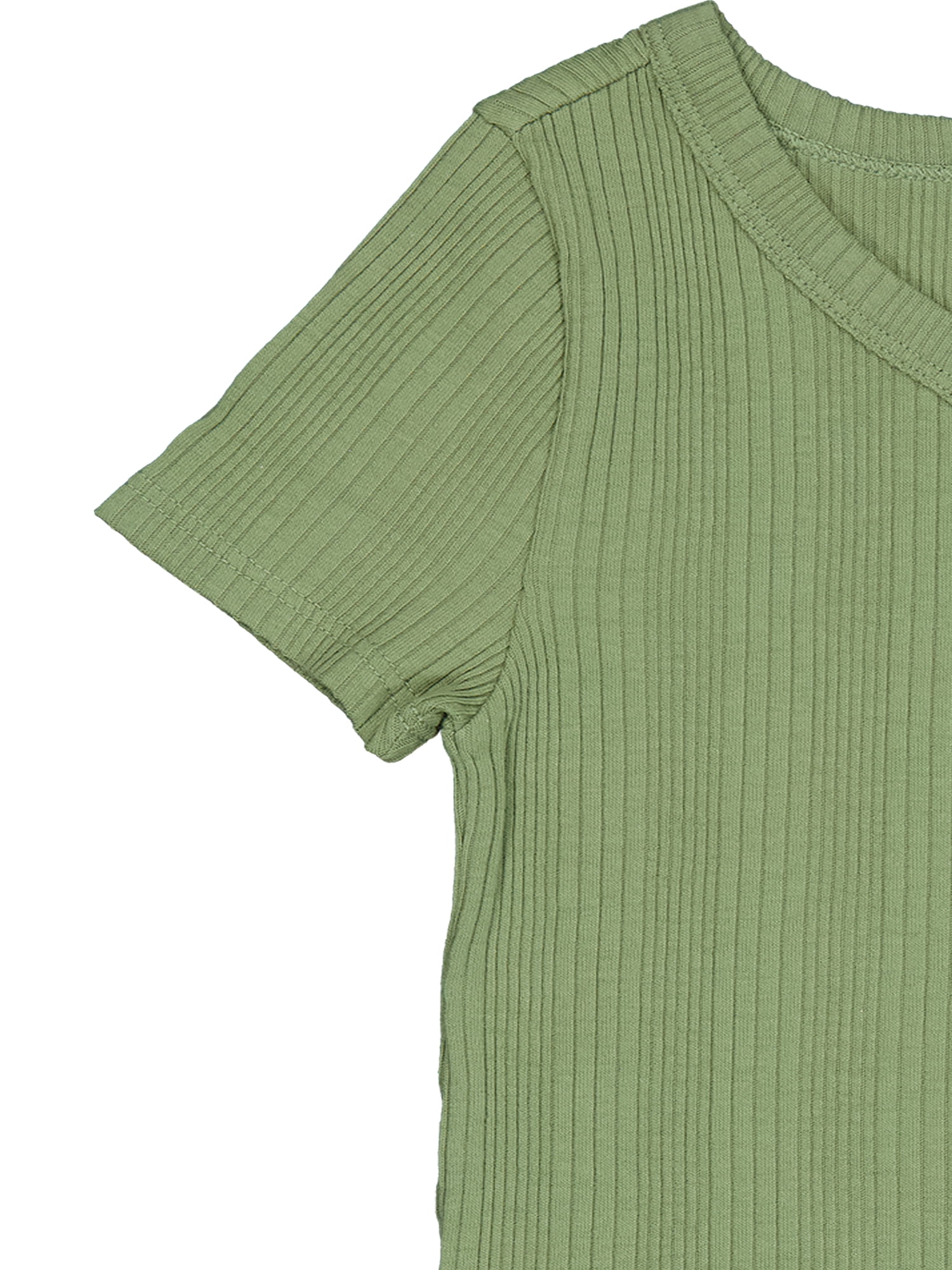 Wonder Nation Girls Short Sleeve Henley Knit Top, Sizes 4-18 & Plus