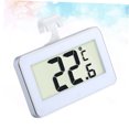 thumbnail image 3 of RUNROTOO 2Pcs Refrigerator Thermometer Low Power Consumption White ABS for Home Use, 3 of 8