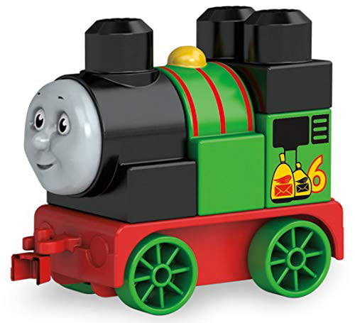 Mega Bloks First Builders Thomas & Friends Train Engines ~ PERCY ~ 5pcs NEW 