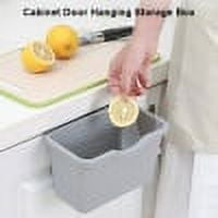 Kitchen Cabinet Door Basket Hanging waste bin for trash Trash Can Waste Bin can for Storage Box