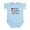 Sky Blue, variant on CafePress - Half Peruvian Infant Bodysuit - Baby Light Bodysuit, Size Newborn - 24 Months