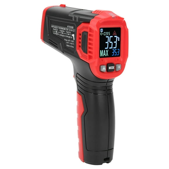 Oubit Infrared Thermometer,HT650B Industrial Digital Infrared Non Contact IR Thermometer LCD Infrared Thermometer Precision Engineered
