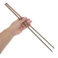 thumbnail image 3 of WHAMVOX 5pair Long Wooden Chopsticks for Cooking Reusable Kitchen Utensils Chinese Style Chopsticks Wooden Chopstick for Hot Pot Frying Cooking Noodle Brown, 3 of 8