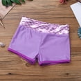 thumbnail image 6 of Moggemol Girls Tankini Athletic Swimsuit Dance Outfit Kids Gymnastics Workout Sportswear Activewear Lavender 6, 6 of 7