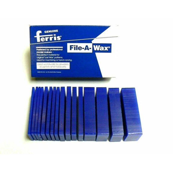 Carving Wax Slices Ferris 1# Assortment Blue Wax Design Carve Jewelry Models