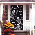 thumbnail image 4 of Ounissouiy Pegatinas de pared horribles de PVC para Halloween, decoración de paredes de papel para sala de estar, murales de bricolaje, papel tapiz de Kits de decoración para fiestas Ounissouiy HA067360-00, 4 of 6