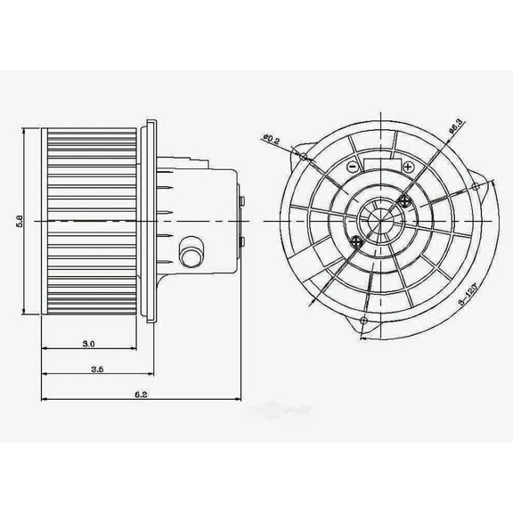 HVAC Blower Motor