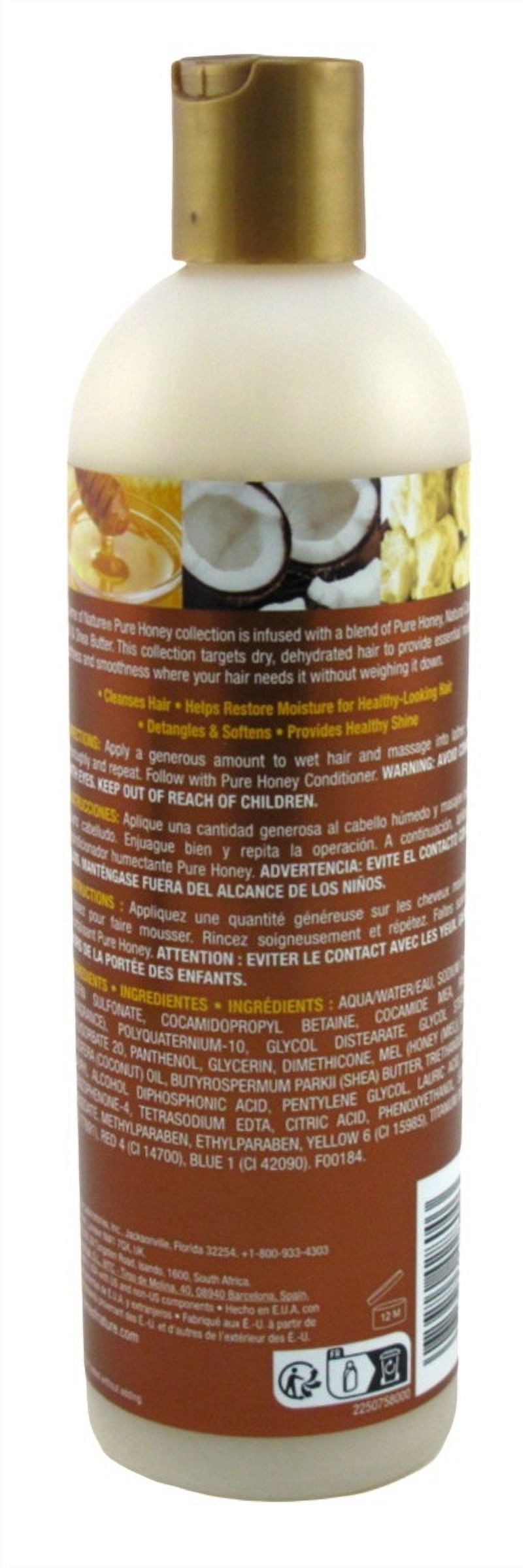 Creme Of Nature Pure Honey Shampoo 12oz (Dry Defense) (Pack of 3)