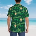 thumbnail image 6 of Haiem St Patrick's Day9 Printed Hawaiian Shirt for Men - Men’s Casual Beach Summer Shirts - Stretch Fabric with Modern Fit-Small, 6 of 9