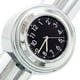 thumbnail image 3 of 7/8 \ "1 \" Manillar De La Motocicleta Del Cromo Reloj De De Color Negro Para Shadow Sharpla Manillar de la motocicleta del dial del reloj, 3 of 8
