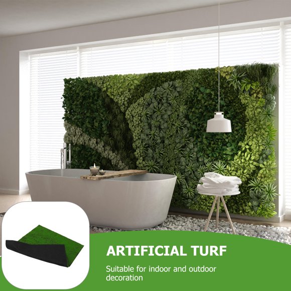 SKISUNO Artificial Moss Olive Green Faux Moss Grass for Model Making and Theme Decoration