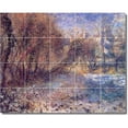thumbnail image 1 of Ceramic Tile Mural-Auguste Renoir Landscapes Painting 140. 60" w x 48" h using (20) 12 x 12 ceramic tiles, 1 of 3