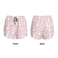 thumbnail image 5 of Lsque Cute Rabbit Printed Women's Running Shorts with Liner Pockets,Elastic Quick Dry Workout Athletic Gym Yoga Shorts,Womens High Waist Shorts-, 5 of 9