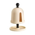 thumbnail image 5 of deevoka Facial Towel Box, Paper Dispenser with Palette, Freestanding Tissue Case, Napkin White, 5 of 9