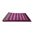 thumbnail image 2 of Ahgly Company Indoor Round Abstract Pink Modern Area Rugs, 3' Round, 2 of 4
