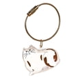 thumbnail image 2 of Transparent Cat Hair Storage Box Hanging Decoration Capsule Shape Keepsake Ornament for Pet Fur Memory Gashapon Style Clear Display Case for Pet Owners Keepsake Gifts, 2 of 3