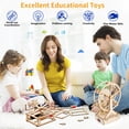 thumbnail image 2 of Syenll 4 in 1 STEM Science Kits for Kids, Wooden Arts and Craft Kits, 3D Puzzles DIY Building Engineering Set for Boys Girls Age 8-12, 2 of 9
