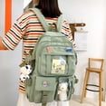 thumbnail image 4 of Mujeres Mochila de Viaje Gran Capacidad Impermeable Casual Mochilas Estudiantes Laptop Mochila verde SM SunniMix lindas mochilas, 4 of 8