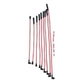 thumbnail image 2 of Cable de bujía,Cables de bujía de 8 mm de color rojo,resistentes y de alto rendimiento,Encendido Push On Professional de ,Cables HT resistentes a la degradación, 2 of 8