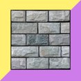 thumbnail image 3 of OULII 5 Pcs Brick Wall Removable Wallpaper Waterproof Plastic Living Room Decor for Home, 3 of 5