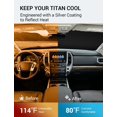 thumbnail image 3 of Protector Solar para Parabrisas Proadsy 2025, Ajuste Personalizado para Nissan Titan, 3 of 9