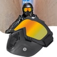thumbnail image 3 of Gafas de Motocicleta EOTVIA Marco Elástico Protector de Vidrio para Montar, 3 of 7