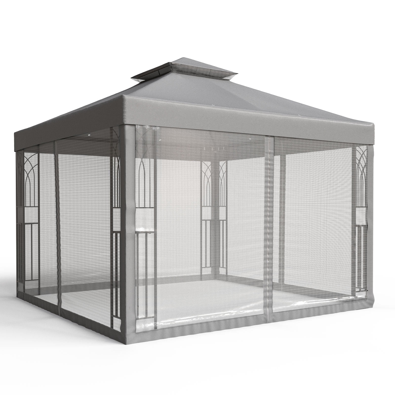 COOS BAY 10' x 10' Outdoor Patio Gazebo, Sturdy Steel Frame