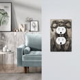 thumbnail image 5 of Daiia Vintage Ram Pilot Pattern Decorator Wall Plate Child Safe Outlet Cover, Switch and Outlet Covers,Size 1-Gang 5.0" x3.0" , Polycarbonate Thermoplastic-Style S, 5 of 6
