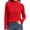 Red, variant on Women's Ribbed Knit Turtleneck Sweater 2025, Fall Winter Slim Fit Long Sleeve Pullover Top, Stretchy Comfortable Basic Layering Piece for Daily Wear, Office, Dating and Vacation Outfits Beige L