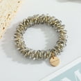 thumbnail image 1 of Coleteros para mujer, accesorios para el cabello con cuentas, pulsera de cuentas, coleteros, elásticos, pinzas para el cabello, redecilla fina, moño para mujer y niña con banda de perlas, 1 of 3