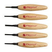 Flexcut - MT930 - Micro Tool Set - 3mm Mixed Profile Set - Wood Carving Tool Set -