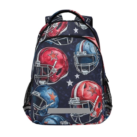 ALAZA Football Helmet Backpack Elementary School Bag Bookbag Travel Rucksack