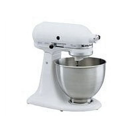 KitchenAid Classic Series 4.5 Quart Tilt-Head White Stand Mixer
