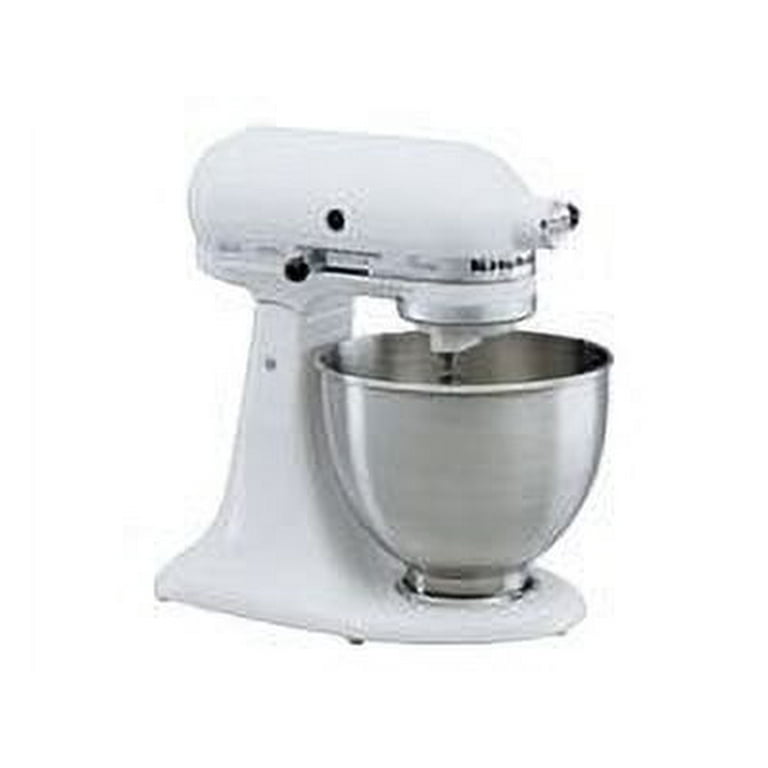 KitchenAid White 4.5-Quart Classic Series Stand Mixer - On