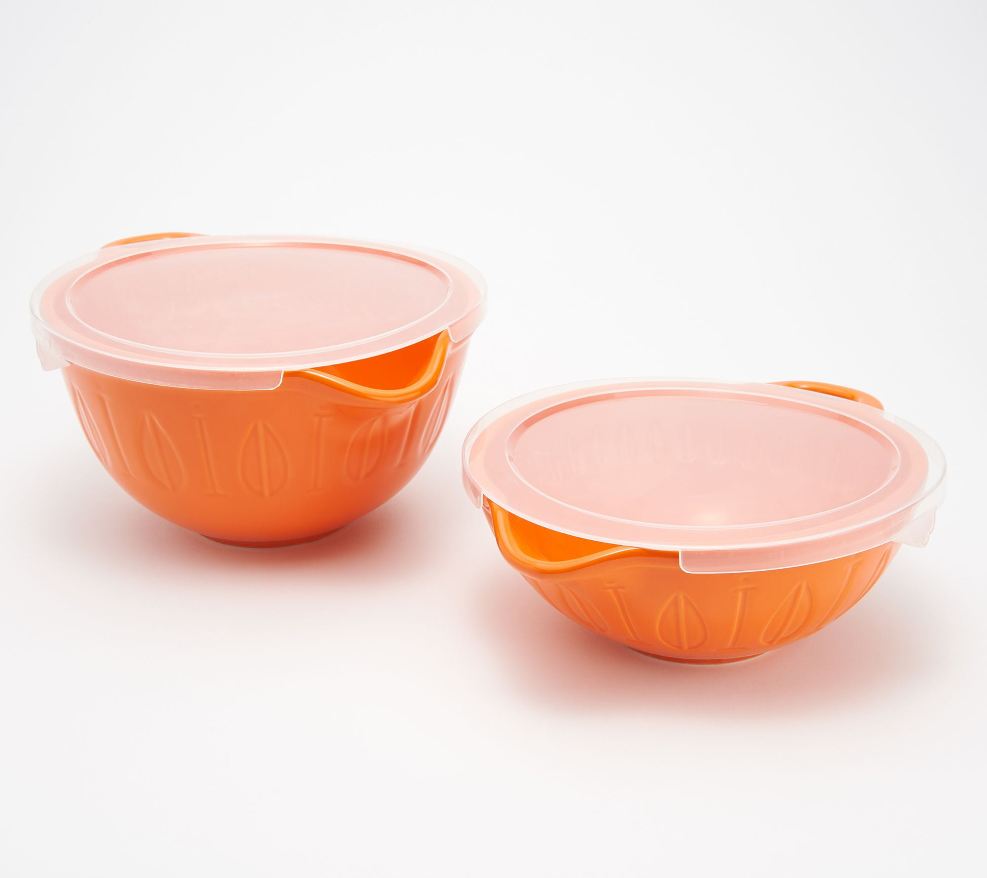 Mad Hungry 2Piece Lip'n'Loop Mixing Bowl with Lids Model K48001