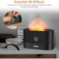thumbnail image 4 of YaoHui Aroma Diffuser with Flame Effect, Humidifier and Aroma Diffuser, Essential Oil Diffuser 2 Adjustable Mist Mode, Auto Shut Off, for Bedroom Spa Yoga Office, 4 of 6