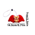 thumbnail image 2 of Halloween Pet Collar with Detachable Bat and Pumpkin Plush Charms, Cute Spooky Cat and Small Dog Costume Accessory, Adjustable Safety Breakaway Collar for Festive Photos, 2 of 5
