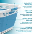 thumbnail image 3 of BLACK + DECKER Collapsible Laundry Basket with Handles, Space-Saving Design, Teal, 3 of 7