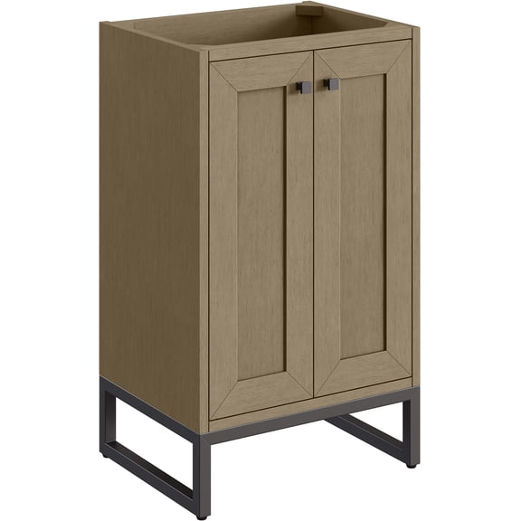 James Martin Vanities 533-V20-WLW-MBK Chianti 20" Dual-Mounted Single Basin Vanity Cabinet