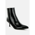 thumbnail image 2 of Thymus Faux Leather Kitten Heel Boots, 2 of 5