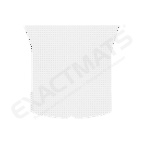 ExactMats - Premium Clear Overlay Floor Mats, Made In USA - Fits Tesla Model Y 2021-2023 / 5-Passenger / Cargo (Seats Up) Trunk Mat