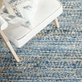 thumbnail image 6 of SAFAVIEH Cape Cod John Geometric Runner Rug, Natural/Blue, 2'3" x 8', 6 of 10