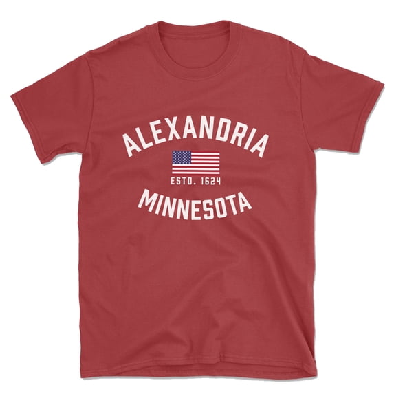 Alexandria Minnesota Patriot Men's Cotton T-Shirt