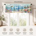 thumbnail image 2 of AshasdS Ocean Coral Window Valance Polyester Rod Pocket Coastal Marine Curtain Valance for Bathroom Bedroom Living Room, 2 of 4