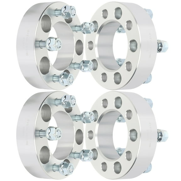 AUTOMUTO 4set 1.5" 5x4.5 5x114.3mm silver wheel spacers 12x1.5 82.5 Wheel Spacers Compatible with for Genesis Coupe for Fusion for MX-5 for Miata