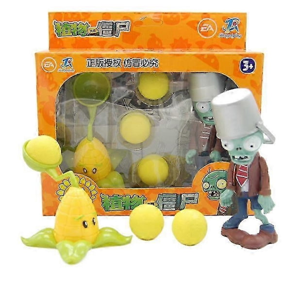 26-27 New Plants vs. Zombies Peashooter Chomper Winter Melon Conehead Zombie Toy set 6 Styles Game Figures Hard plastic Model Boy Gift