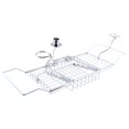 thumbnail image 1 of Fdit 1Pcs Salle de Bain Baignoire Baignoire Caddy Rangement Titulaire Organisateur Savon Vin Rouge Titulaire de Support, Plateau de Baignoire, Plateau de Baignoire Extensible, 1 of 7